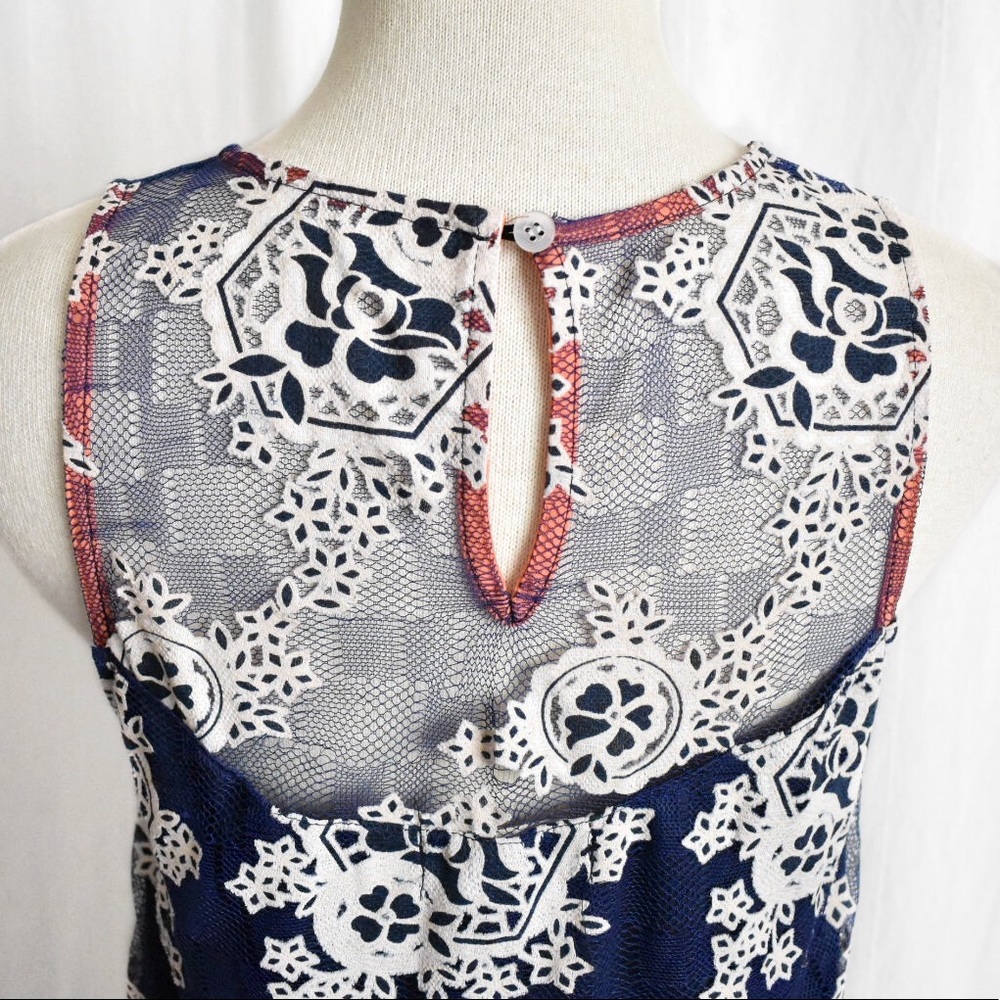 Altar’d State Blue Lace Overlay Dress - Picture 5 of 8